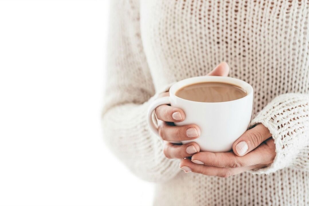 Un verre avec du café céto perdant
