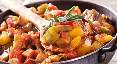 ragoût de légumes pour la goutte